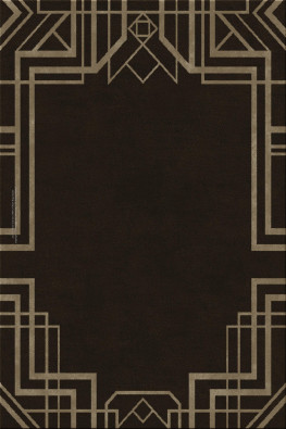 art decot 13632-ziggurats - handmade rug, tufted (India), 24x24 5ply quality